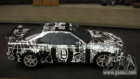 Nissan Skyline R34 Nalyntiny S13 for GTA 4