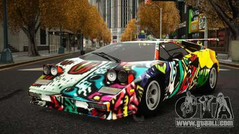 Lamborghini Countach Ellain S4 for GTA 4