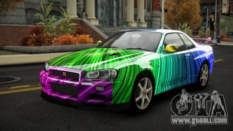 Nissan Skyline R34 Nalyntiny S9 for GTA 4