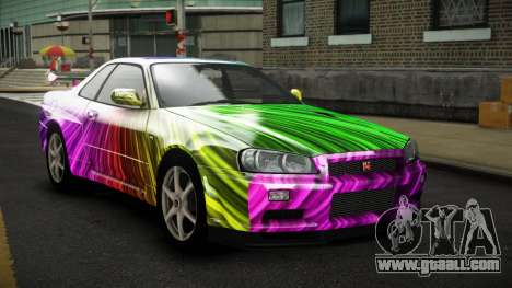 Nissan Skyline R34 Nalyntiny S9 for GTA 4