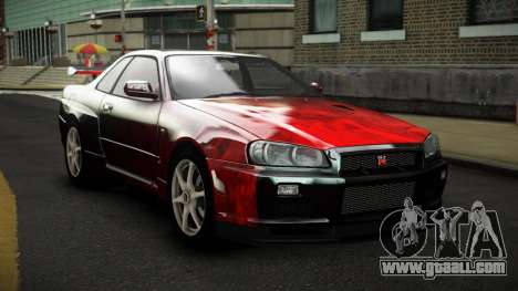 Nissan Skyline R34 Nalyntiny S5 for GTA 4