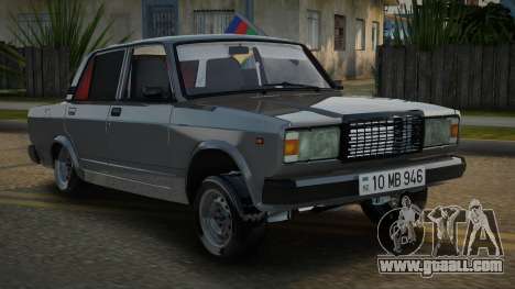 VAZ 2107 Avtosh Azerbaijan Flag for GTA San Andreas