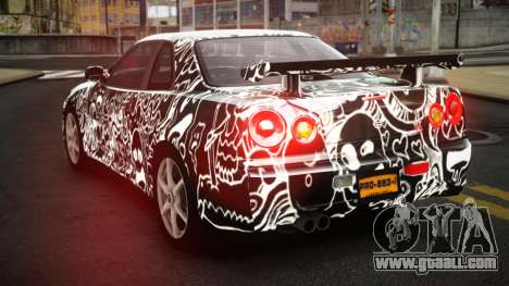 Nissan Skyline R34 Nalyntiny S13 for GTA 4