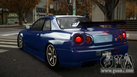 Nissan Skyline R34 Pogyib for GTA 4