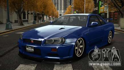 Nissan Skyline R34 Pogyib for GTA 4