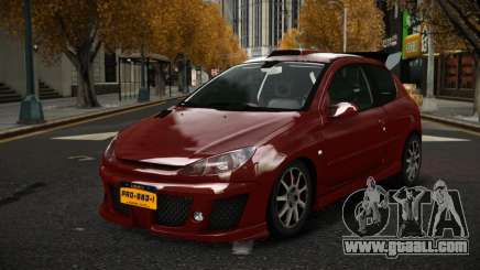 Peugeot 206 Gonruseq for GTA 4