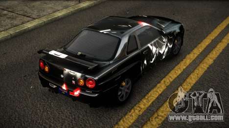 Nissan Skyline R34 Erxah S4 for GTA 4