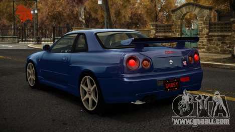 Nissan Skyline R34 Doofe for GTA 4