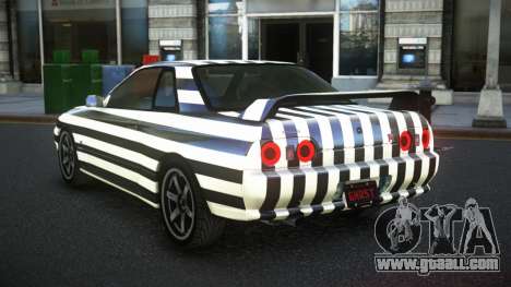 Nissan Skyline R32 Lanie S1 for GTA 4