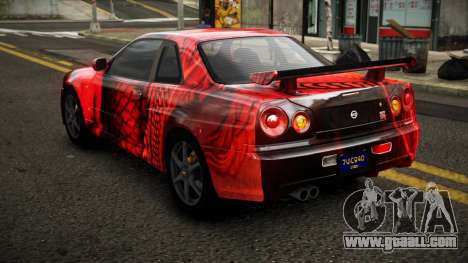 Nissan Skyline R34 Erxah S1 for GTA 4