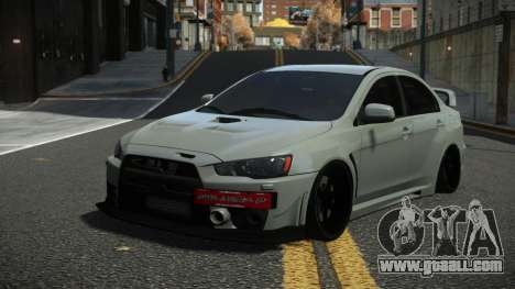Mitsubishi Lancer Evolution X Deixe for GTA 4
