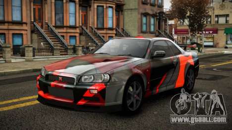 Nissan Skyline R34 Erxah S7 for GTA 4