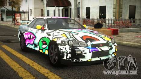 Nissan Skyline R34 Erxah S13 for GTA 4