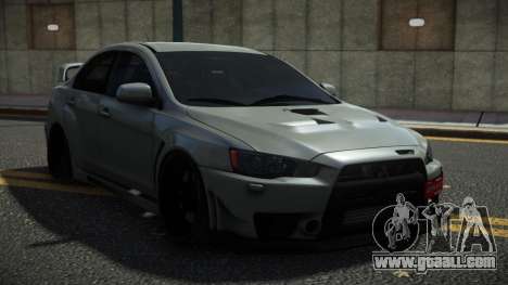 Mitsubishi Lancer Evolution X Deixe for GTA 4
