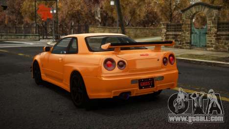 Nissan Skyline R34 Kazu for GTA 4
