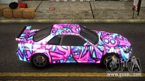 Nissan Skyline R34 Erxah S14 for GTA 4