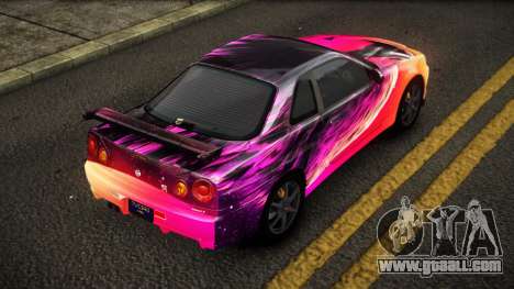 Nissan Skyline R34 Erxah S9 for GTA 4