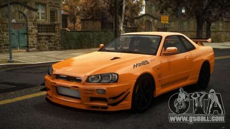 Nissan Skyline R34 Kazu for GTA 4