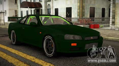 Nissan Skyline R34 Yuvfopi for GTA 4