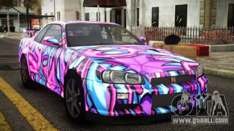 Nissan Skyline R34 Erxah S14 for GTA 4