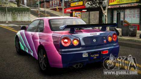 Nissan Skyline R34 Erxah S10 for GTA 4