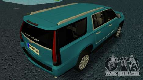 Cadillac Escalade 2019 for GTA Vice City