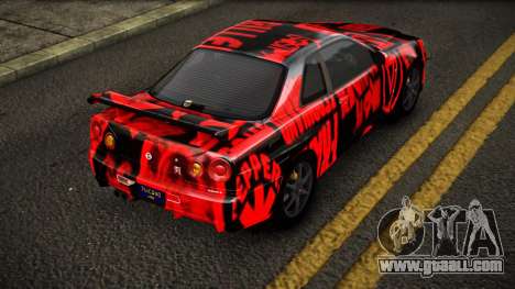 Nissan Skyline R34 Erxah S8 for GTA 4