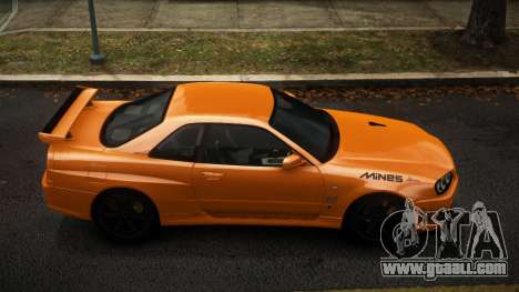 Nissan Skyline R34 Kazu for GTA 4