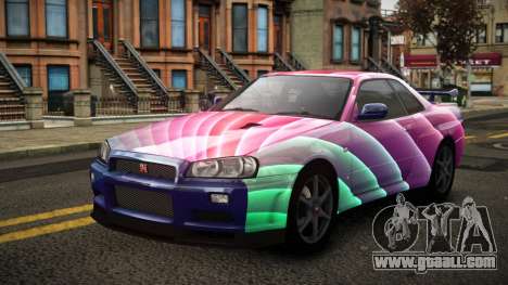Nissan Skyline R34 Erxah S10 for GTA 4