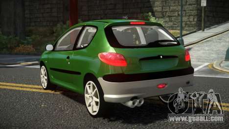 Peugeot 206 Poboh for GTA 4