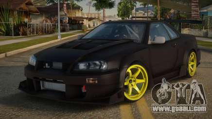 Nissan Skyline R34 Analber for GTA San Andreas