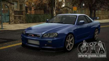 Nissan Skyline R34 Doofe for GTA 4