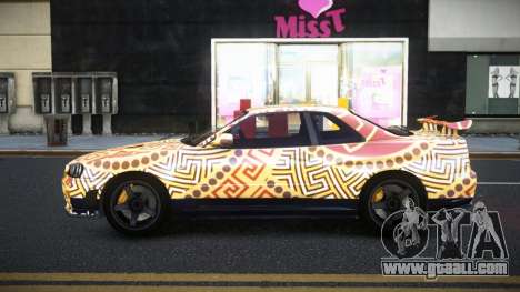 Nissan Skyline R34 Selyn S11 for GTA 4