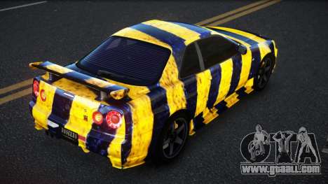 Nissan Skyline R34 Selyn S14 for GTA 4