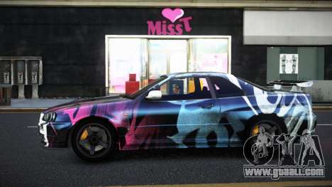 Nissan Skyline R34 Selyn S12 for GTA 4