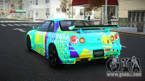 Nissan Skyline R34 Selyn S6 for GTA 4