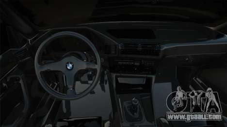 BMW M5 E34 [Black] for GTA San Andreas