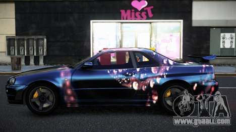 Nissan Skyline R34 Selyn S4 for GTA 4