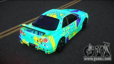 Nissan Skyline R34 Selyn S6 for GTA 4