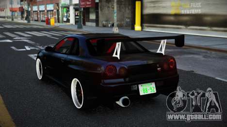 Nissan Skyline R34 Kuwmum for GTA 4