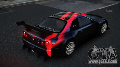Nissan Skyline R34 Tianlage S9 for GTA 4