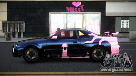 Nissan Skyline R34 Selyn S13 for GTA 4