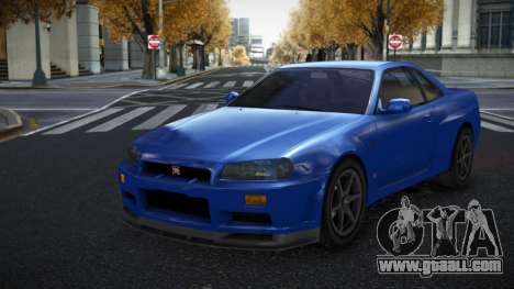 Nissan Skyline R34 Xavkoto for GTA 4