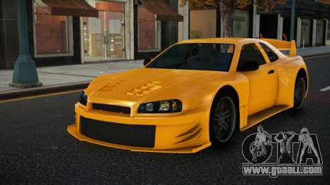 Nissan Skyline R34 Lowewat for GTA 4