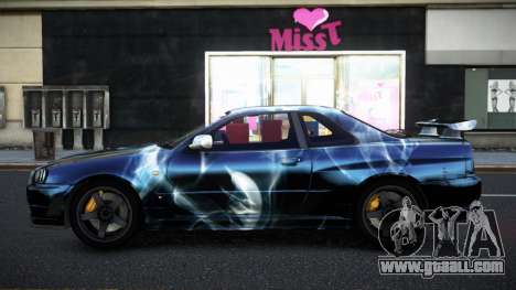 Nissan Skyline R34 Selyn S7 for GTA 4