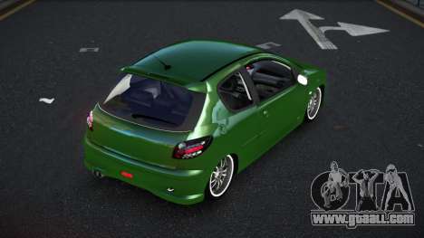 Peugeot 206 Yewi for GTA 4