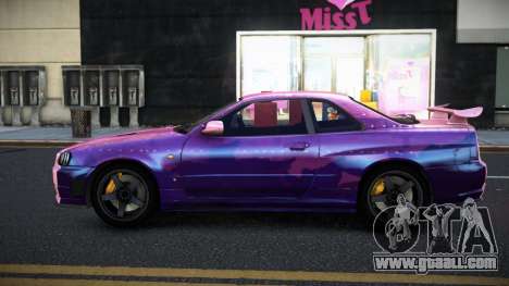 Nissan Skyline R34 Selyn S10 for GTA 4