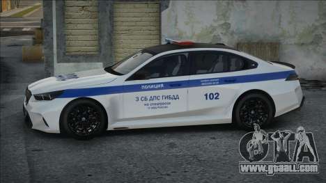 BMW M5 G90 Police for GTA San Andreas