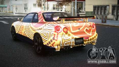 Nissan Skyline R34 Selyn S11 for GTA 4