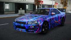 Nissan Skyline R34 Selyn S5 for GTA 4